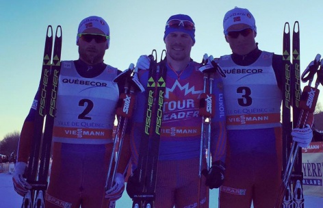 Сергей Устюгов выиграл гонку преследования и упрочил лидерство на «Туре Канады»