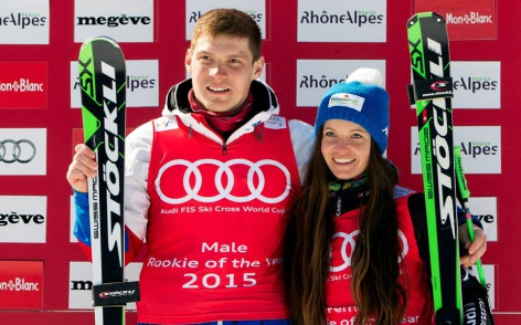 Сергей Ридзик стал новичком года в ски-кроссе
