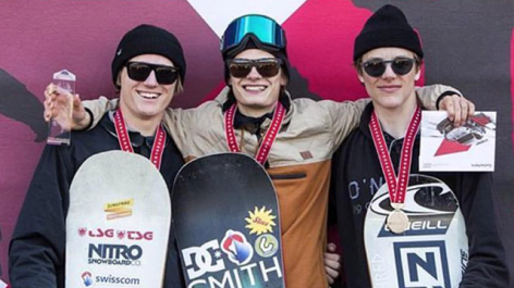 Derungs and Boesiger Swiss big air champs