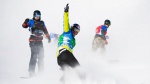Olympic champions victorious in Sunny Valley snowboard cross