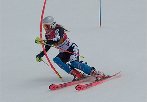 Константин Рябица и Анастасия Романова выиграли слалом в Терсколе