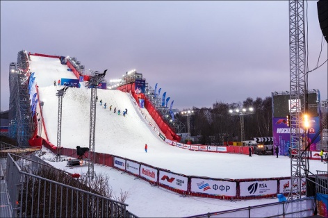 Лыжная акробатика: этап Кубка мира в Москве 