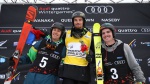 Devin Logan stays unbeaten as France sweep the men's podium at Halfpipe World Cup in New Zealand