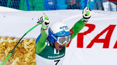 Бит Фойц и Илка Штухец – чемпионы мира в скоростном спуске