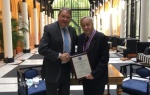 FIS President Kasper accepts USSA Eagle Award