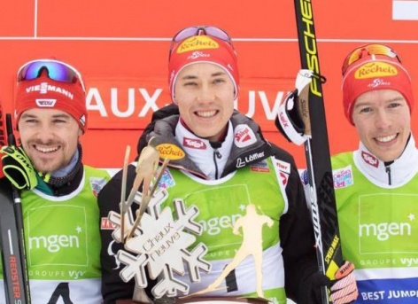 Старты прыгунов и двоеборцев в Европе и Азии