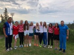 Женская сборная по двоеборью тренируется в Чайковском