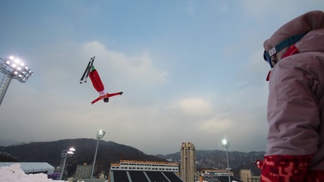 Huskova defends ladies' aerials gold for Belarus
