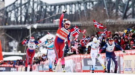 Falla and Ustiugov take opening stage of Ski Tour Canada