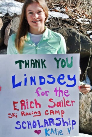 Lindsey Vonn helps pupil to get to training camp