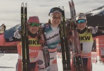 Федерико Пеллегрино и Стина Нильссон выиграли спринт в Давосе 