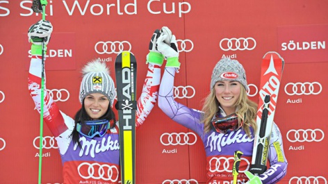 Shiffrin and Fenninger fastest in GS opener