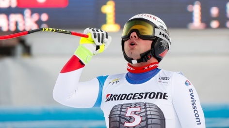 3rd downhill win of the season for Beat Feuz
