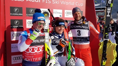 Thomas Dressen wins his second career downhill in Kvitfjell