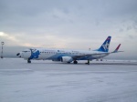 В Красноярске презентовали самолет с символикой зимней Универсиады-2019