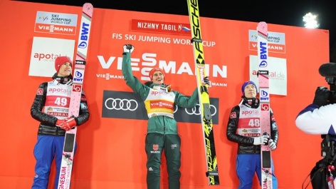Richard Freitag on top in Nizhny Tagil