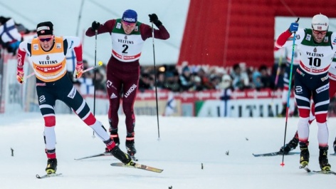Klaebo holds on for Ruka Triple victory