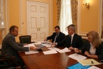Рабочая встреча Павла Колобкова и президента Федерации сноуборда России