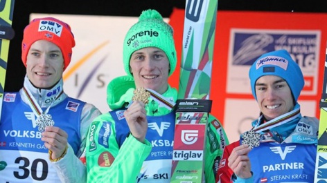 Peter Prevc takes Gold at Ski Flying World Championships