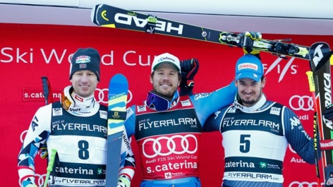 Super-G hat-trick for Kjetil Jansrud in Santa Caterina!