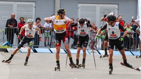Fabian Rießle sprints to the victory in Montafon