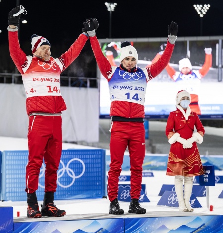 Александр Большунов и Александр Терентьев – бронзовые призеры Олимпийских зимних игр в командном спринте.
