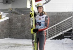 Женская сборная по прыжкам на лыжах с трамплина тренируется на «Аисте»